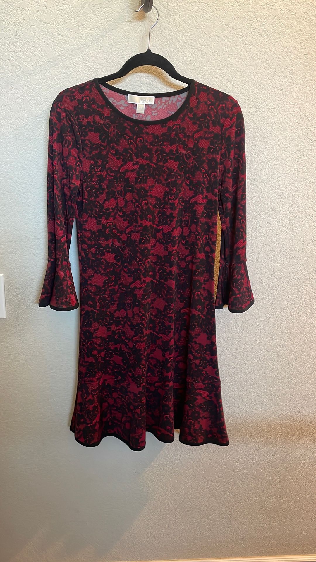 Michael Kors Red And Black Dress Size P/S