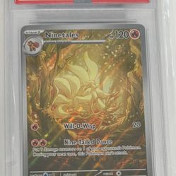 2023 PSA 10 Pokémon Obsidian Flames Ninetales Illustration Rare