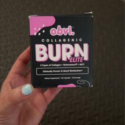 SEALED! Brand New Obvi Elite Burn