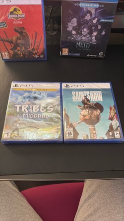 Tribes of Midgard & Saints Row Games Bundle for PS5 Sealed