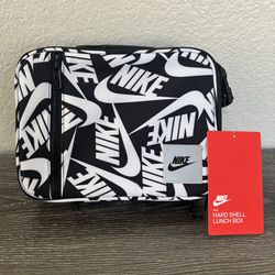 Nike Kid's Futura Hard Shell Lunch Box with Refective Logo Front Zipper Pocket