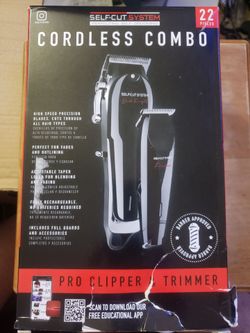 Self cut system cordless combo 22 pieces