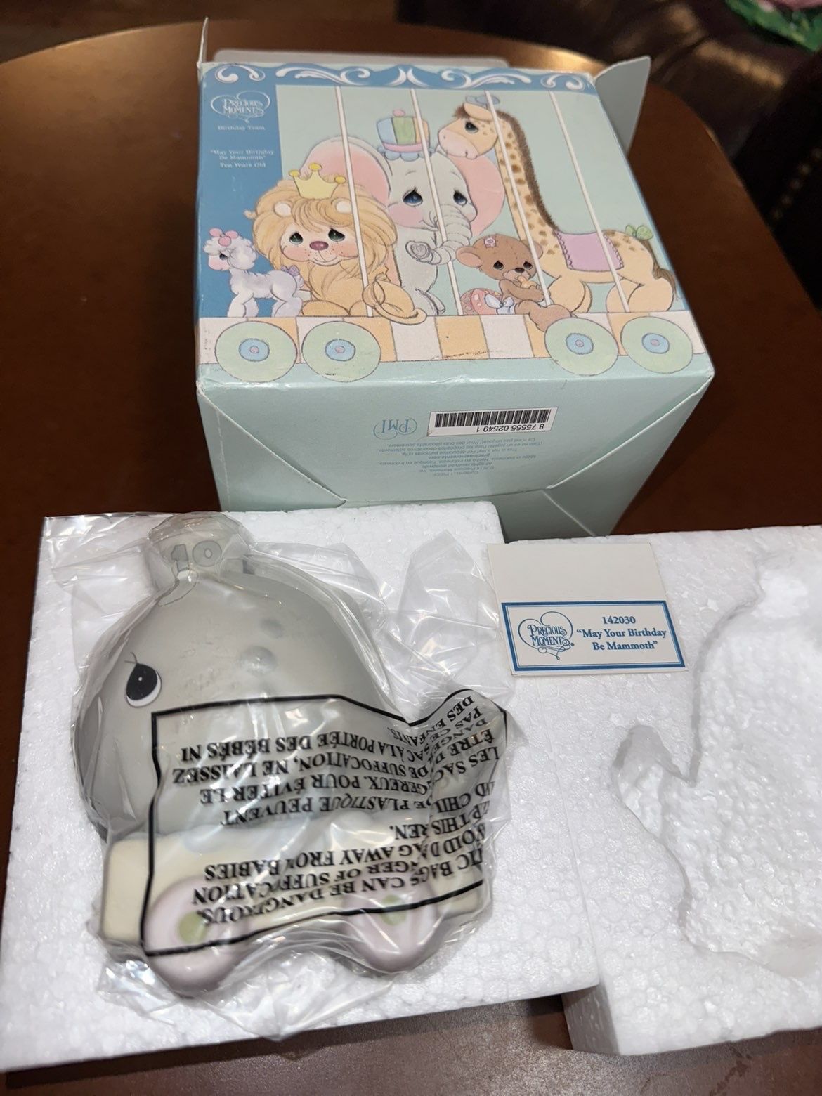 Gray Whale Birthday Train precious moments