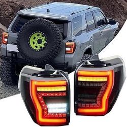 New 5th gen 4runner Sequential Tail lights Nightshade Black COOLCMP