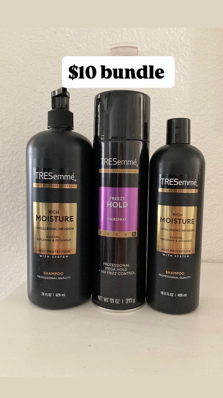 Tresemme Shampoo/ Hair Spray Bundle