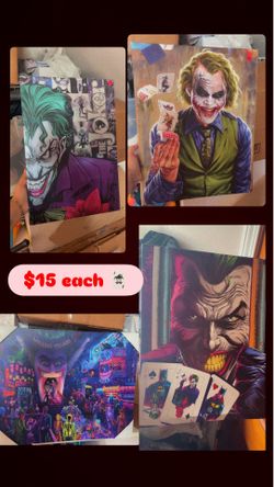 Joker Art Prints – Set of 4