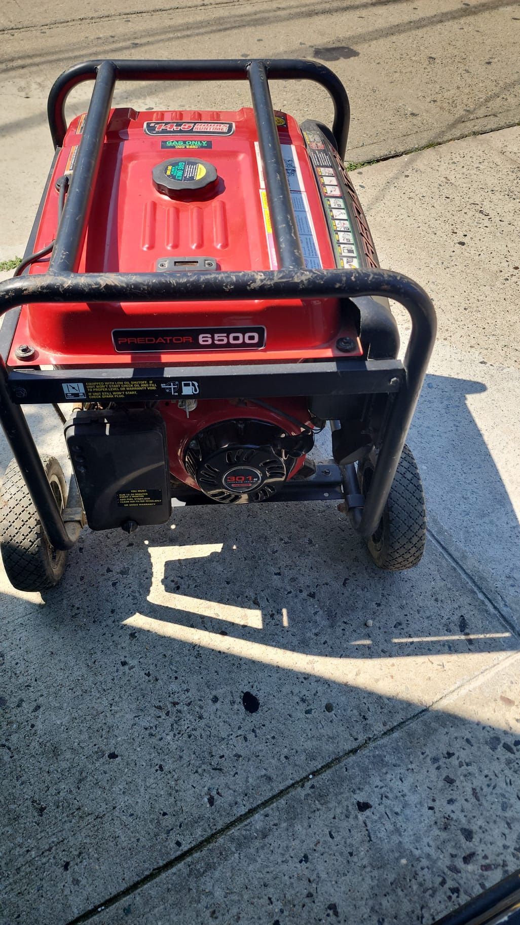 Predator generator 6500 W