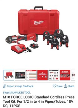 M18 FORCE LOGIC Standard Cordless Press Tool Kit