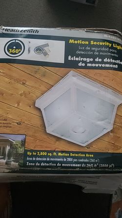 Motion security light