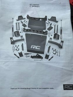 Sierra lift suspension 2014-2016 7”