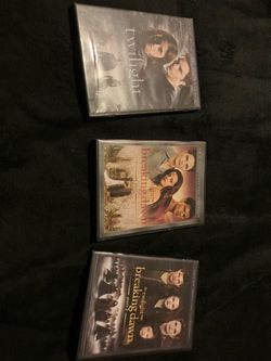 Twilight Saga DVD Lot