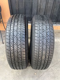 2 GOOD USED TIRES IN GREAT CONDITIONS 245/75R17 BRIDGESTONE TIRE $75 FOR THE 2 TIRES PICKUP ONLY