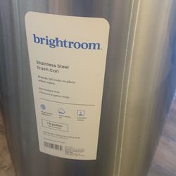 New Stainless Steel Trash Can
