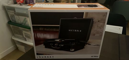 Victrola The Journey Suitcase Record Player With  Bluetooth Speakers (NEW, SEALED)