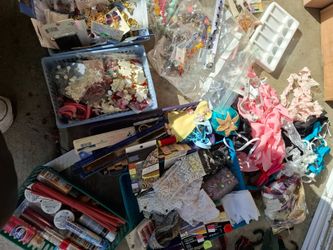 Huge Ultimate Arts & Crafts Destash Supply Bundle - Yarn, Beads, Kits $185 OBO