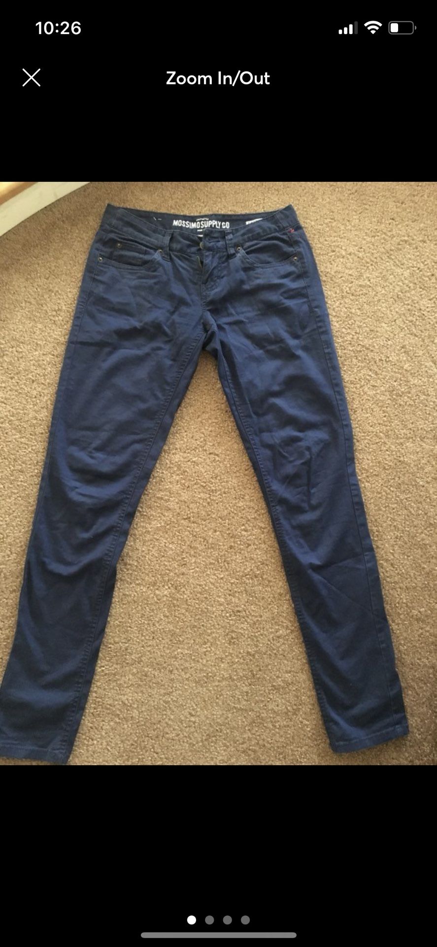 Cute mossimo Navy Blue Pants Skinny Jean