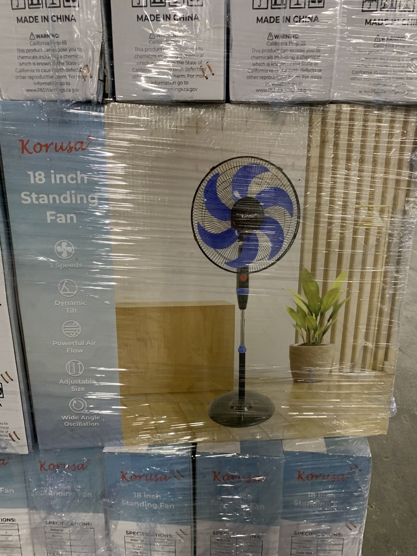 BULK DEAL – 45 Standing Fans Pallet – Must Go!