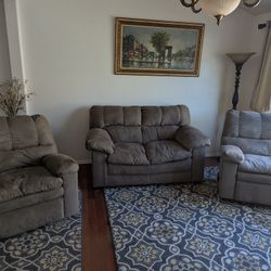 Sofa With Reclining Rockers 