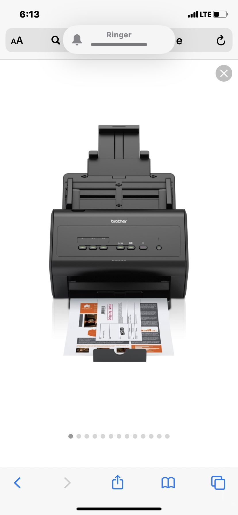 high speed color scanner/printer