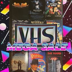 80’s and 90’s VHS Tapes!