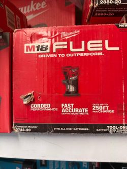 Milwaukee M18 FUEL Compact Router 2723-20