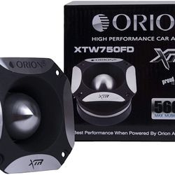 Orion XTW750FD XTR Pro Audio 4.5 Inch 80 Watt RMS Bullet Horn Tweeters 320W Max 4 Ohm (Pair)