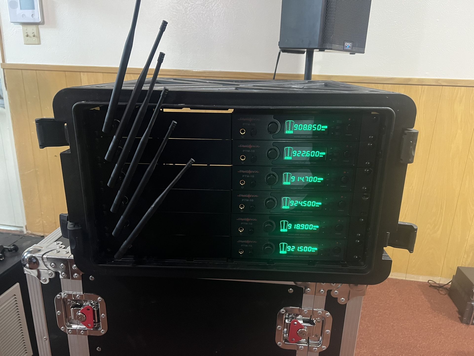 IEM Stereo Phoenyx Pro with Rack 7 Body packs 