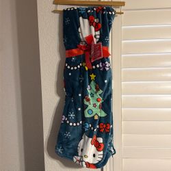 Hello Kitty Blankets Christmas /halloween 