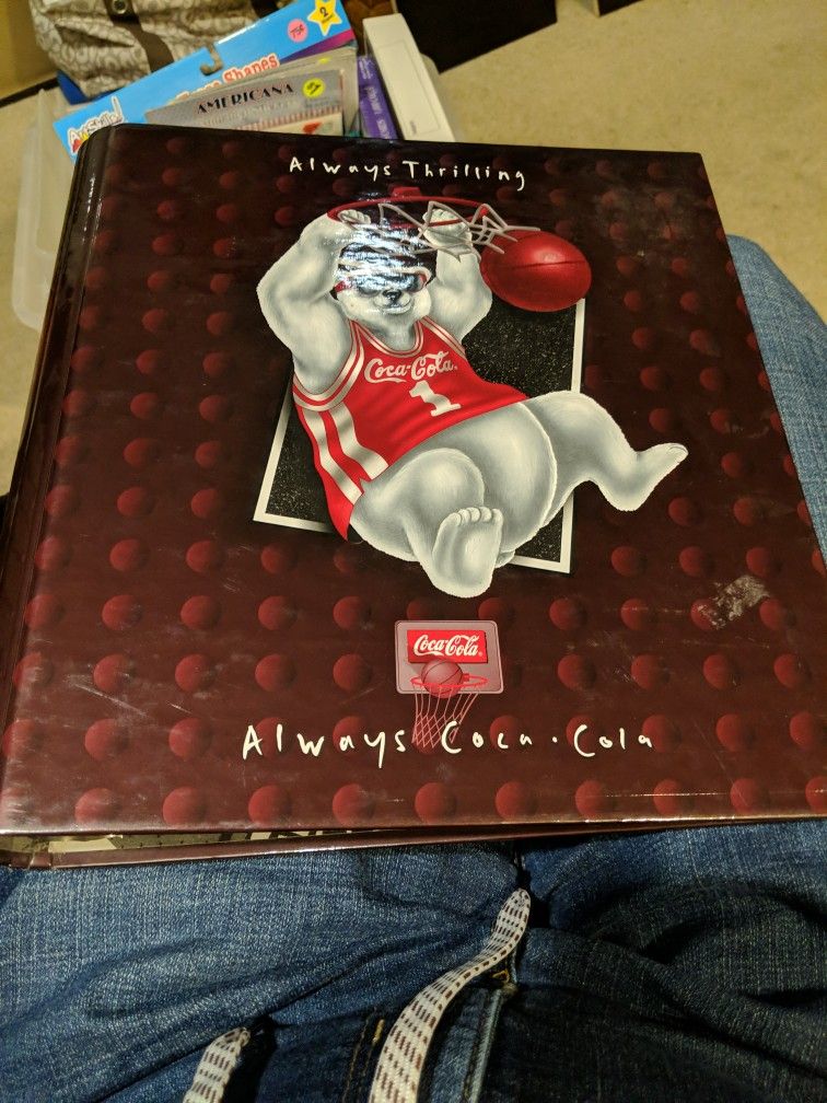 Coca Cola 3 Ring Binder