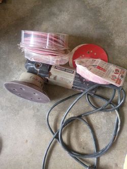 Heavy duty random orbit sander & disks