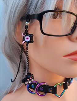 Kawaii Monster glasses accessories