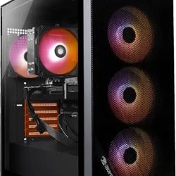 iBUYPOWER - Scale Gaming Desktop PC - AMD Ryzen 5 5500- AMD Radeon RX 6400 4GB- 8GB DDR4 RAM - 1TB NVMe SSD - Black