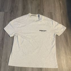 Y2K Light Oatmeal Men’s Fear of God FOG Essentials T-shirt