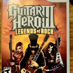 Wii Guitar Hero Legends Of Rock. Complete With Manual. Check My Other Listings For More Wii Games 