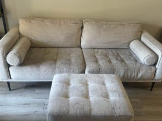 Sofa with ottoman