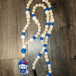Handmade Beaded Lanyard 