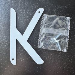 Letter K for Mailbox Address