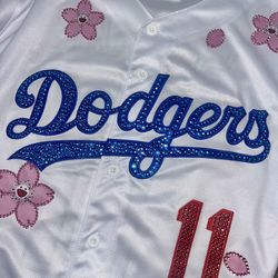 Dodgers BLING Baseball jersey. 