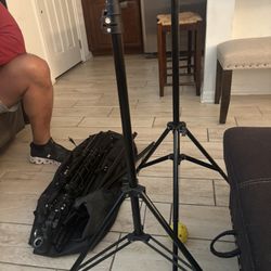 Bundle Set Kshioe Photography Studio trípodes, background, case and umbrellas