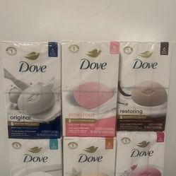 Dove Bar Soap 6 Count $7 