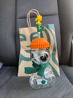 Starbucks Snoopy Glass cup
