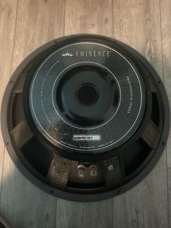 18" Eminence FOR REPAIR