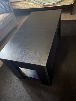 Black Coffee Table Pull Out