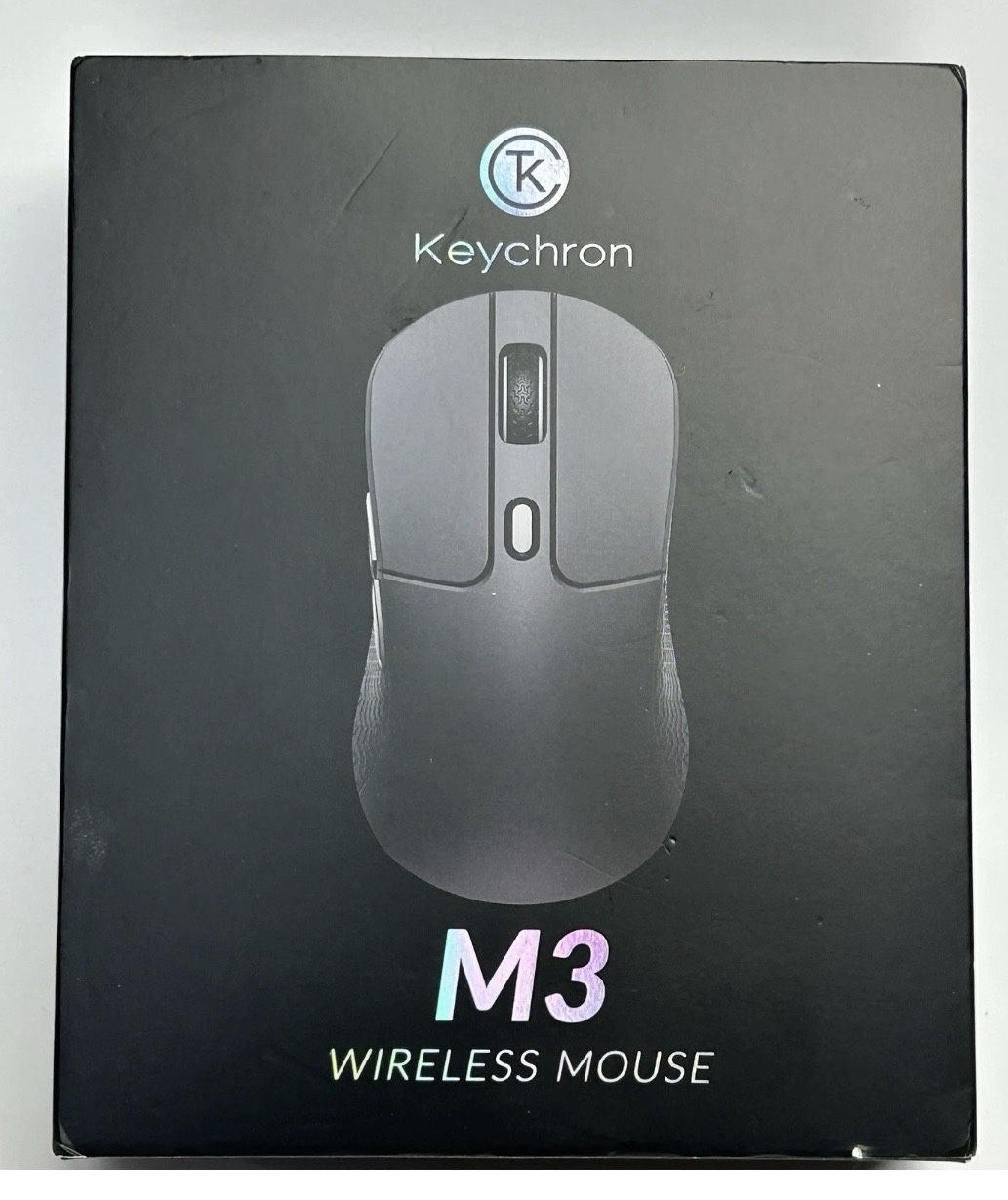 Keychron M3 Wireless Mouse Pixart 3395 Sensor DPI 26000 macOS 10.5+ Windows 7+
