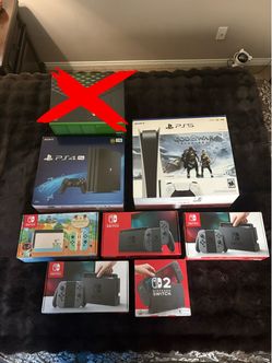 Video game hardware boxes (Read Description)