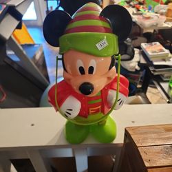 Disney Popcorn Bucket Christmas Elf Mickey 
