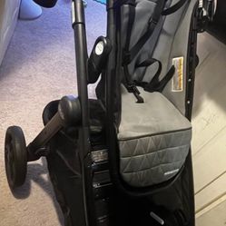Graco Double Stroller With Attachments For Car seat 