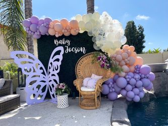 Balloon Decorations Baby Shower Birthday Party Backdrops 