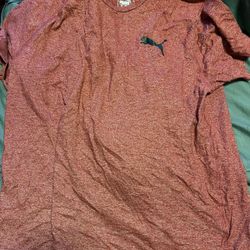 Puma Large Red Tee Shirt