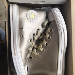 Gold Converse Womens Shoes Size 8 1/2 New